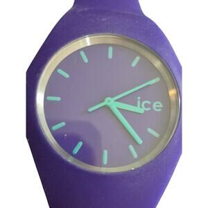 Ice Watch Rare Purple Color New Battery Stylish Contemporary Unisex Minimalist
